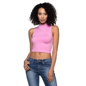 Womens Pink Sleeveless Tank Top